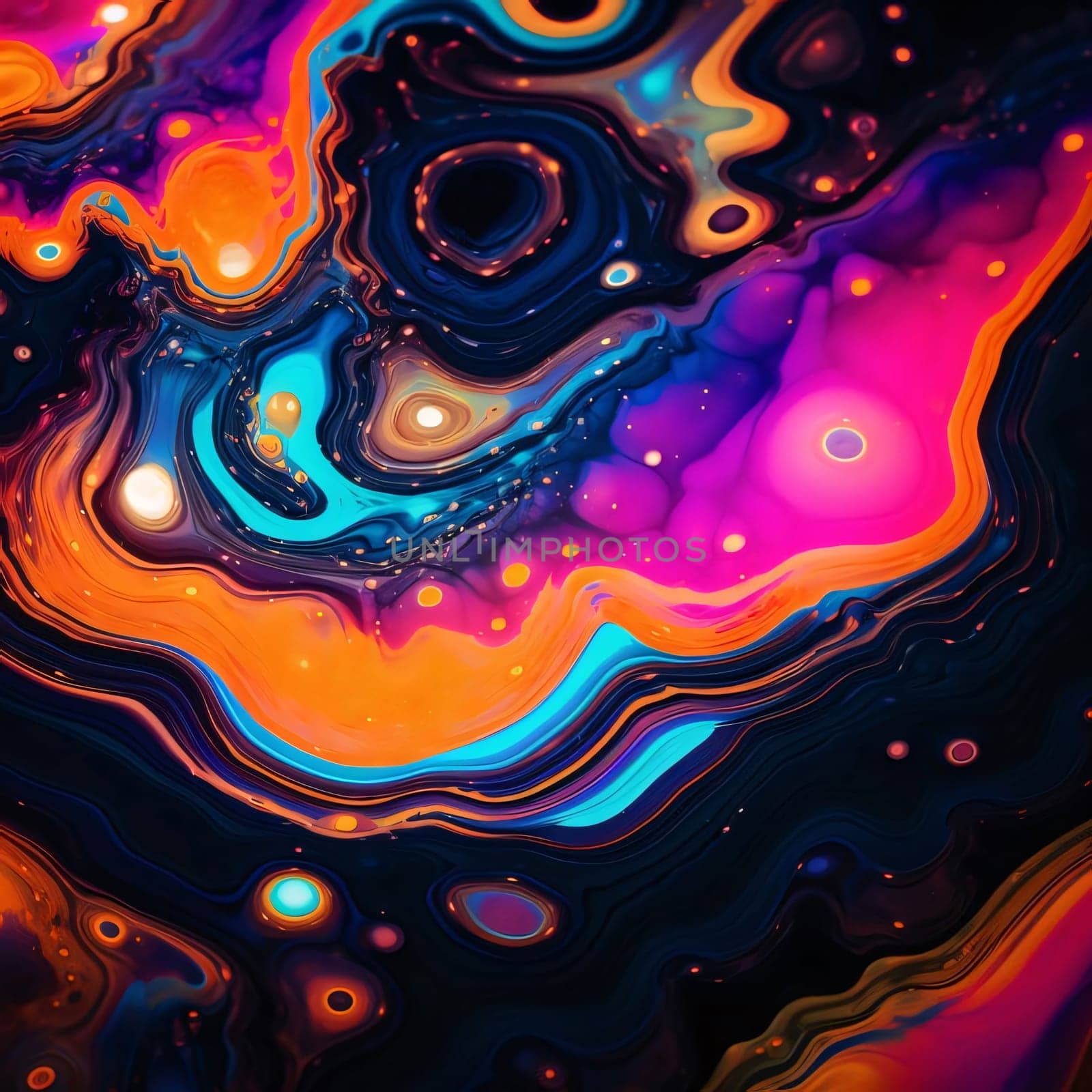 Abstract background design: Abstract psychedelic liquefaction background. Colorful psychedelic liquefaction background.