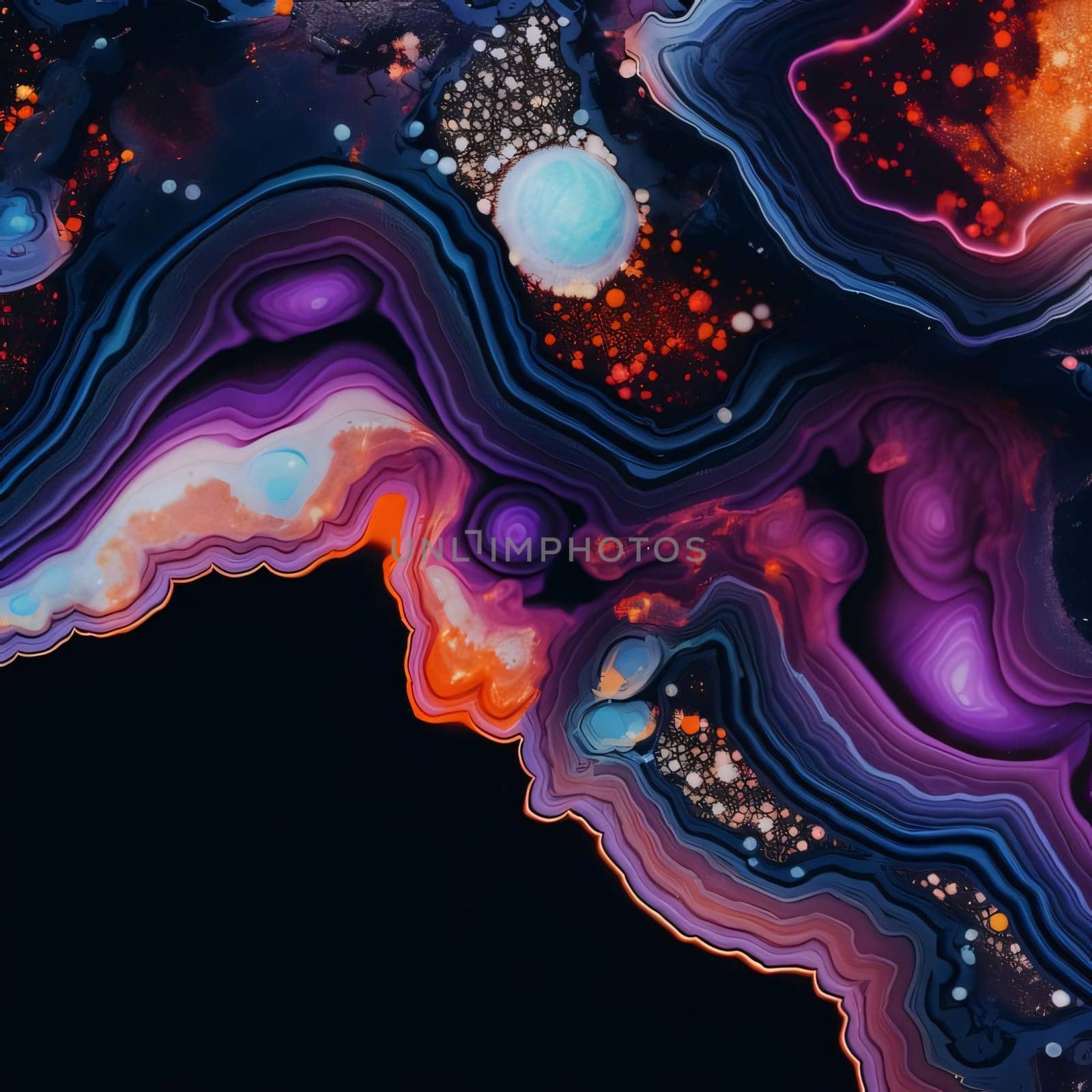 Abstract background design: Abstract background with a psychedelic pattern. Psychedelic fractal image.