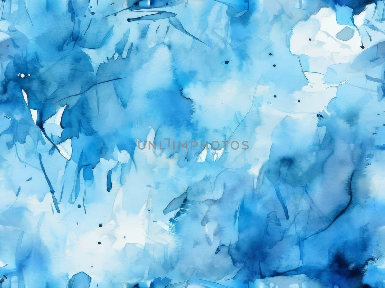 Blue watercolor background with copy space by fascinadora