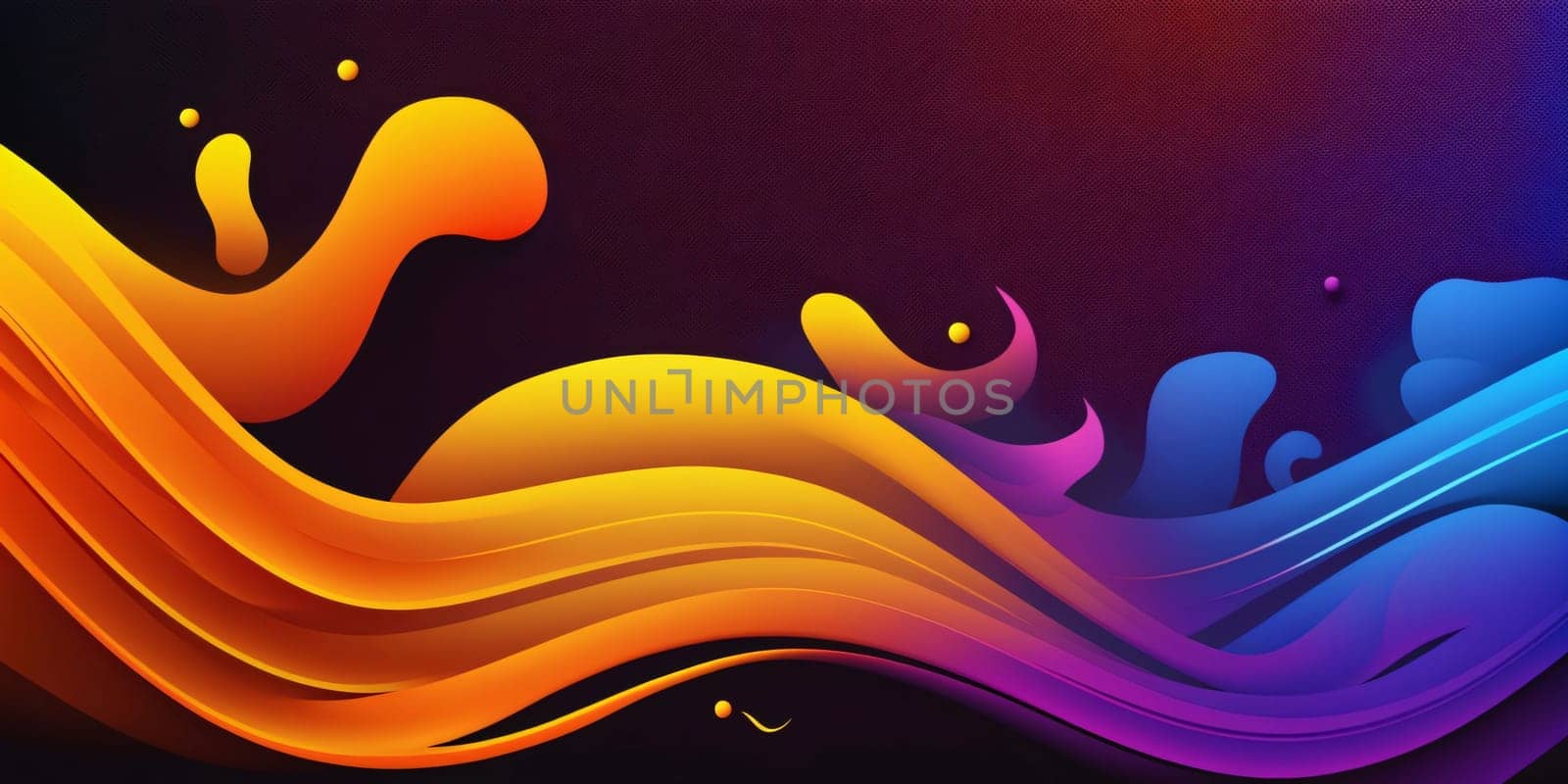abstract colorful background with wave. Vector illustration. Eps 10. by ThemesS