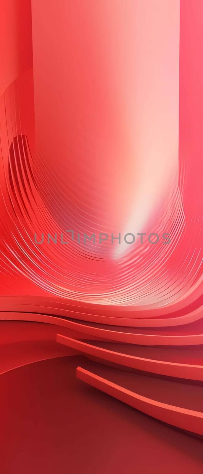 3d render, abstract background, modern graphic design, red, orange color by ThemesS