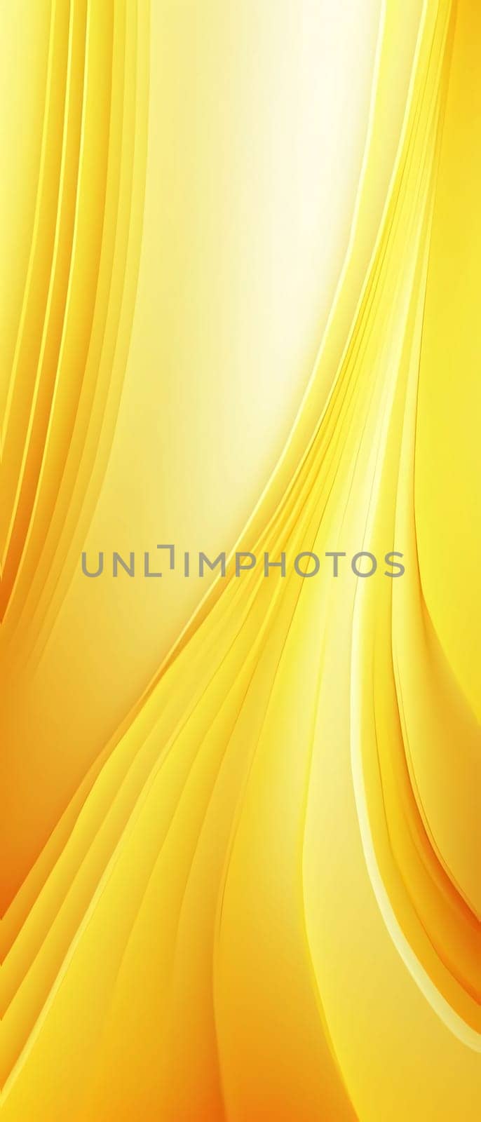 abstract yellow background with smooth lines in it. Vector illustration. by ThemesS