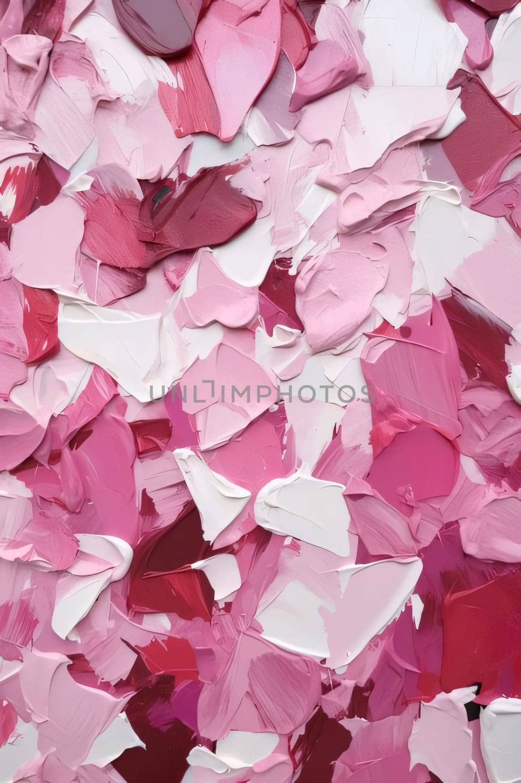 Abstract background design: Paint background. Pink and white colors. Close-up.