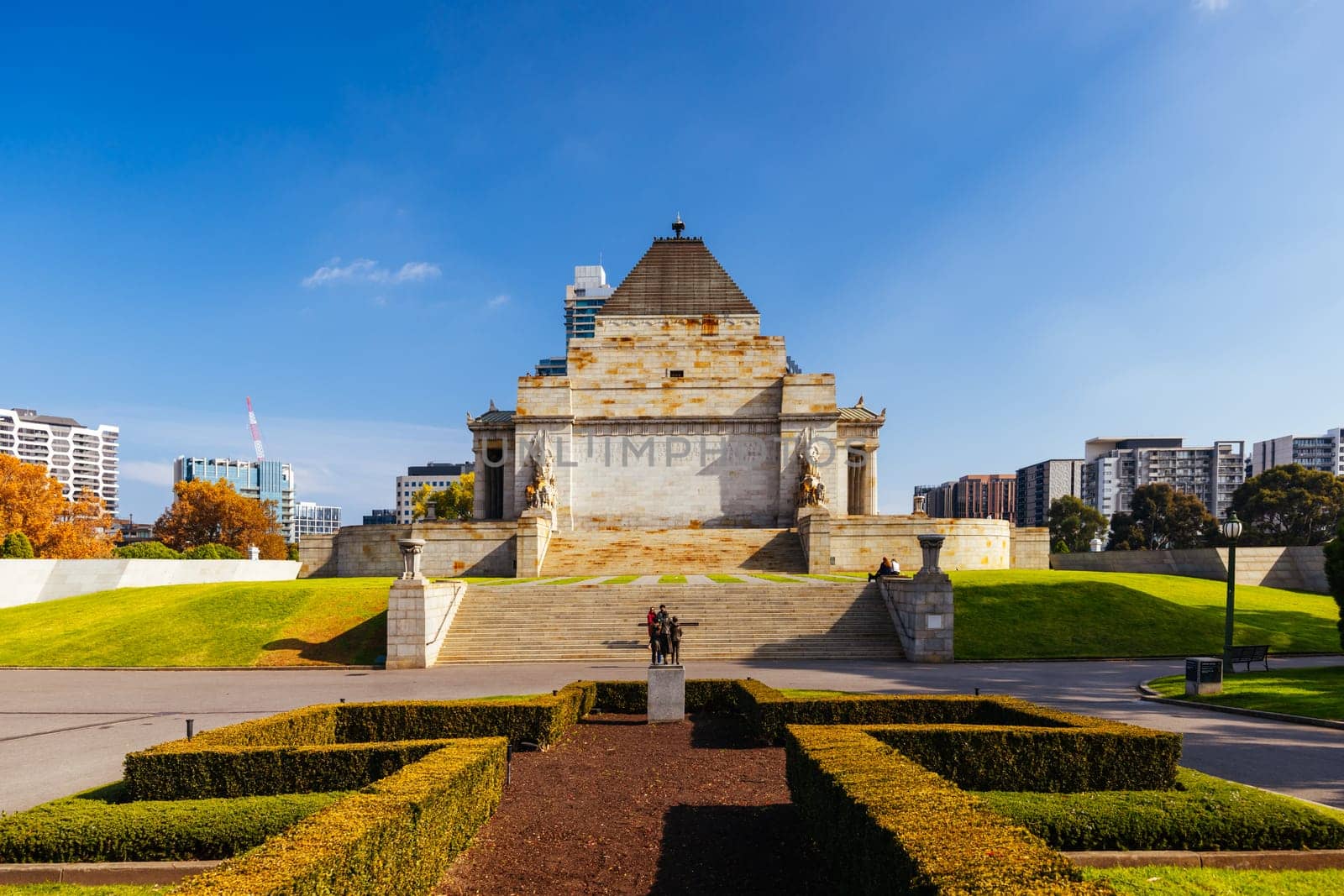 Shrine of Remembrance in Melbourne Australia by FiledIMAGE