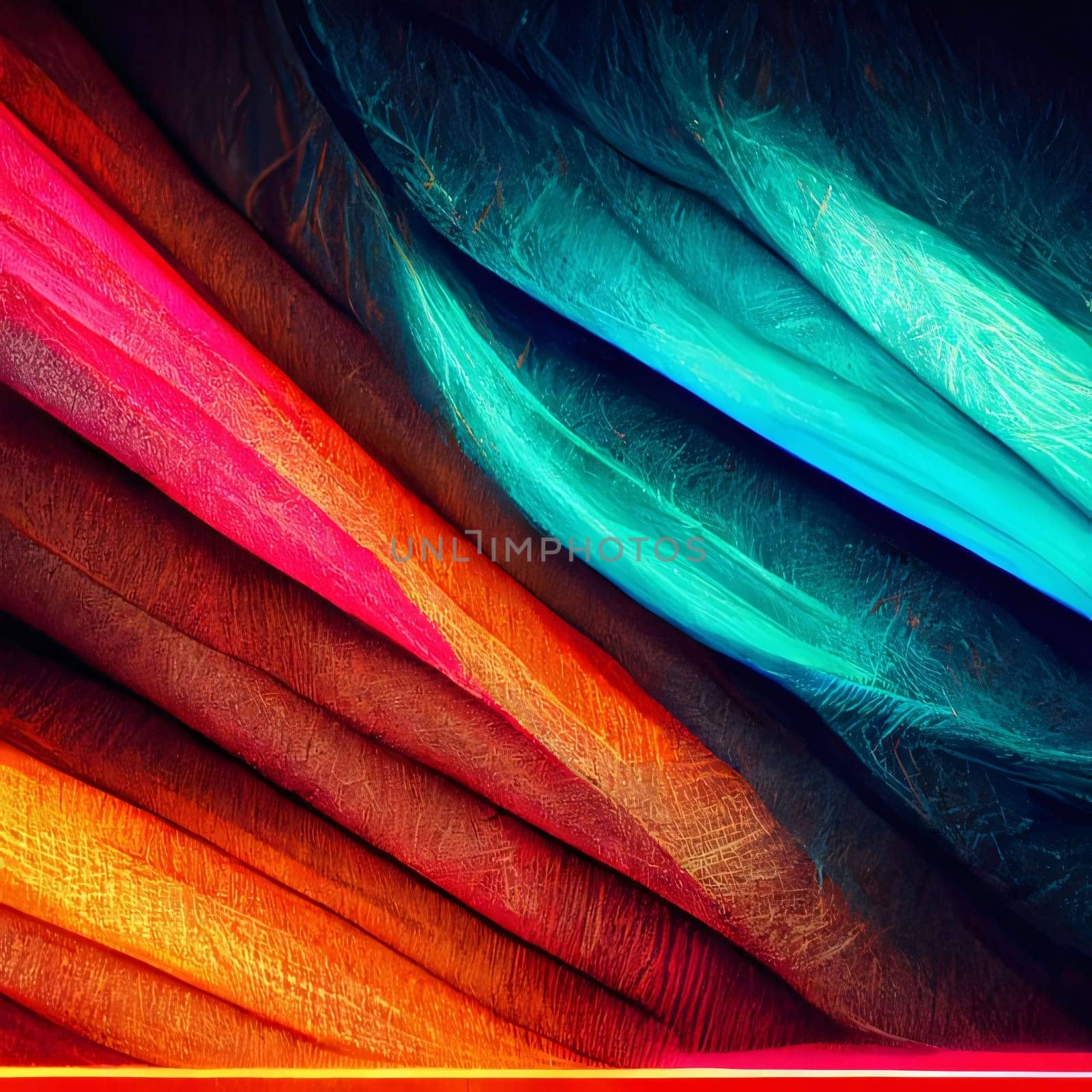 Abstract background design: abstract background of colorful crepe paper, closeup of photo