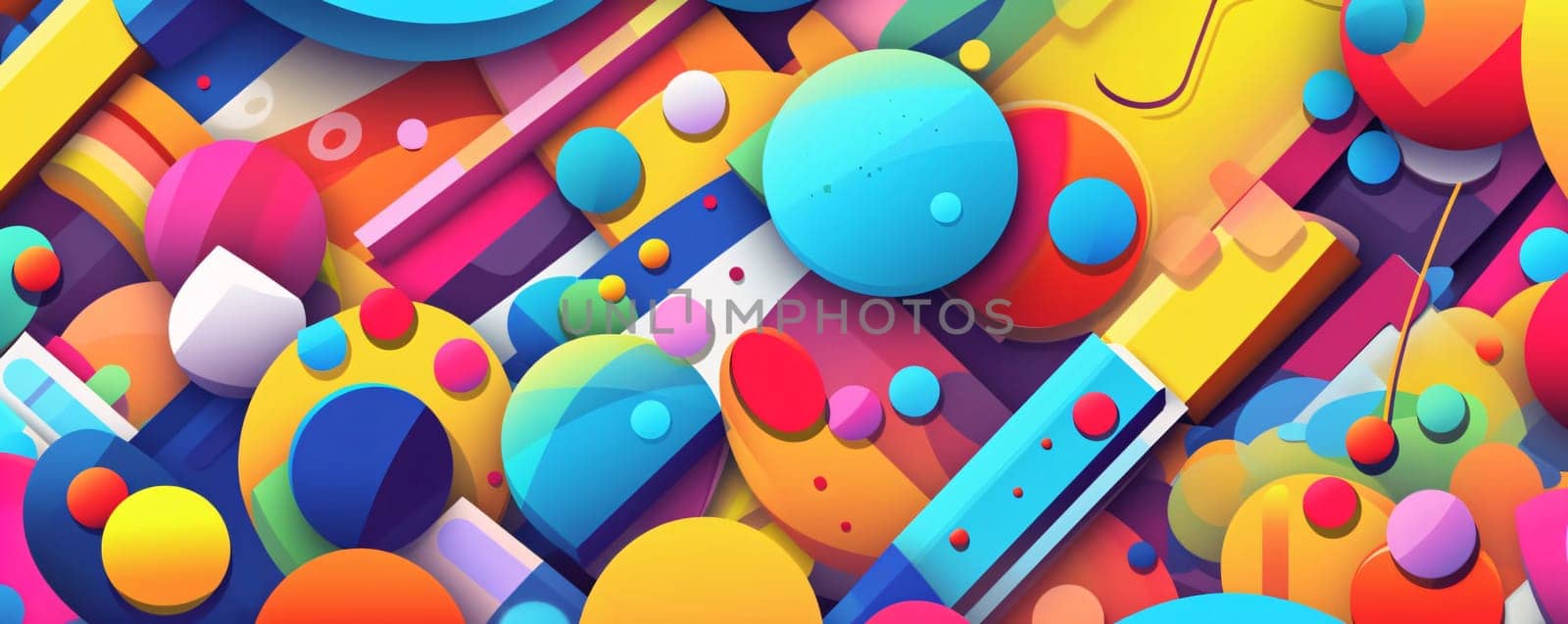 Abstract background design: Colorful abstract background with circles and dots. Vector illustration for your design