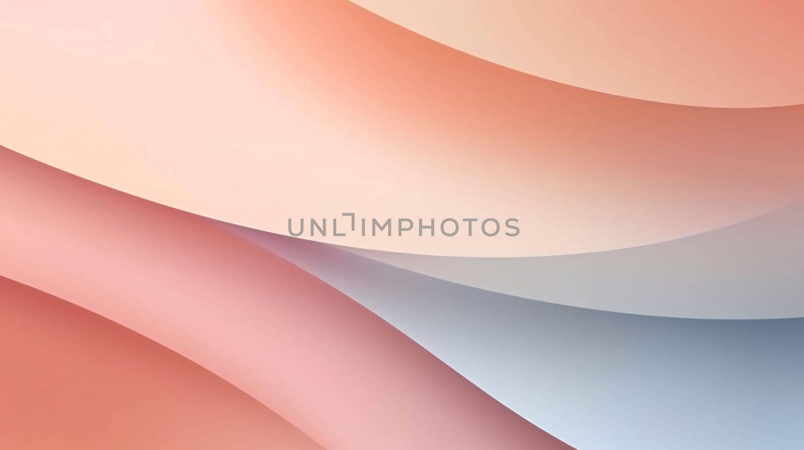 Abstract background design: Abstract background of curved lines in pink, blue and orange colors.