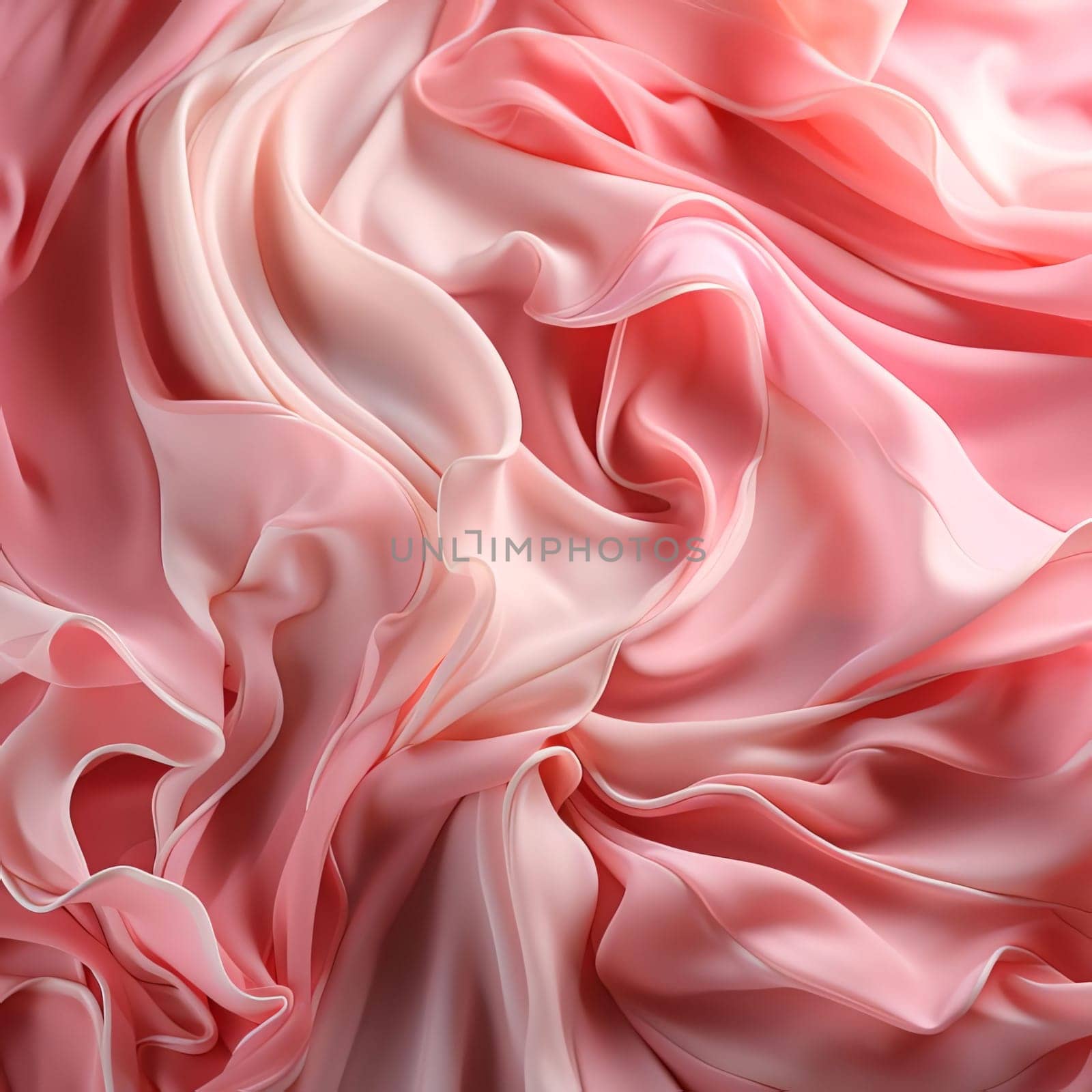 Abstract background design: abstract background of elegant pink silk or satin wavy folds
