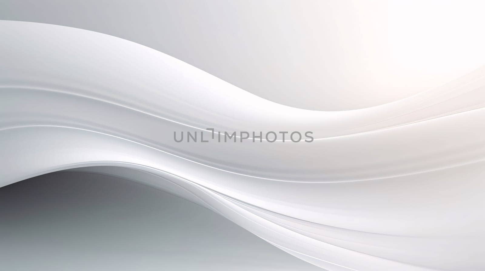 Abstract background design: abstract white background with smooth lines in it - 3d rendering