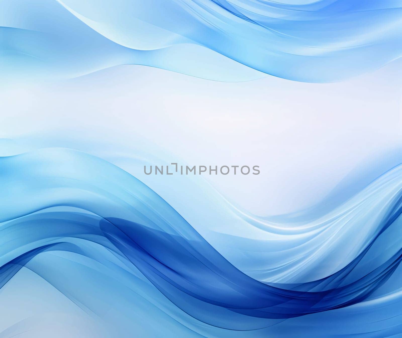 Abstract background design: abstract blue background with smooth lines in it. Vector illustration.