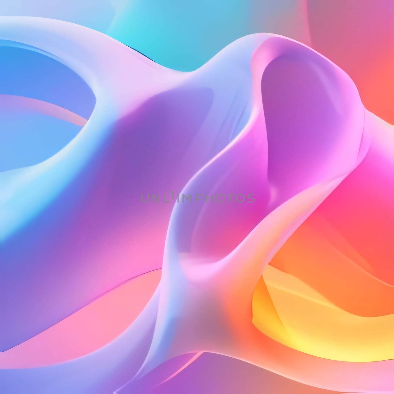 Abstract background design: abstract background with smooth wavy lines in pink and blue colors