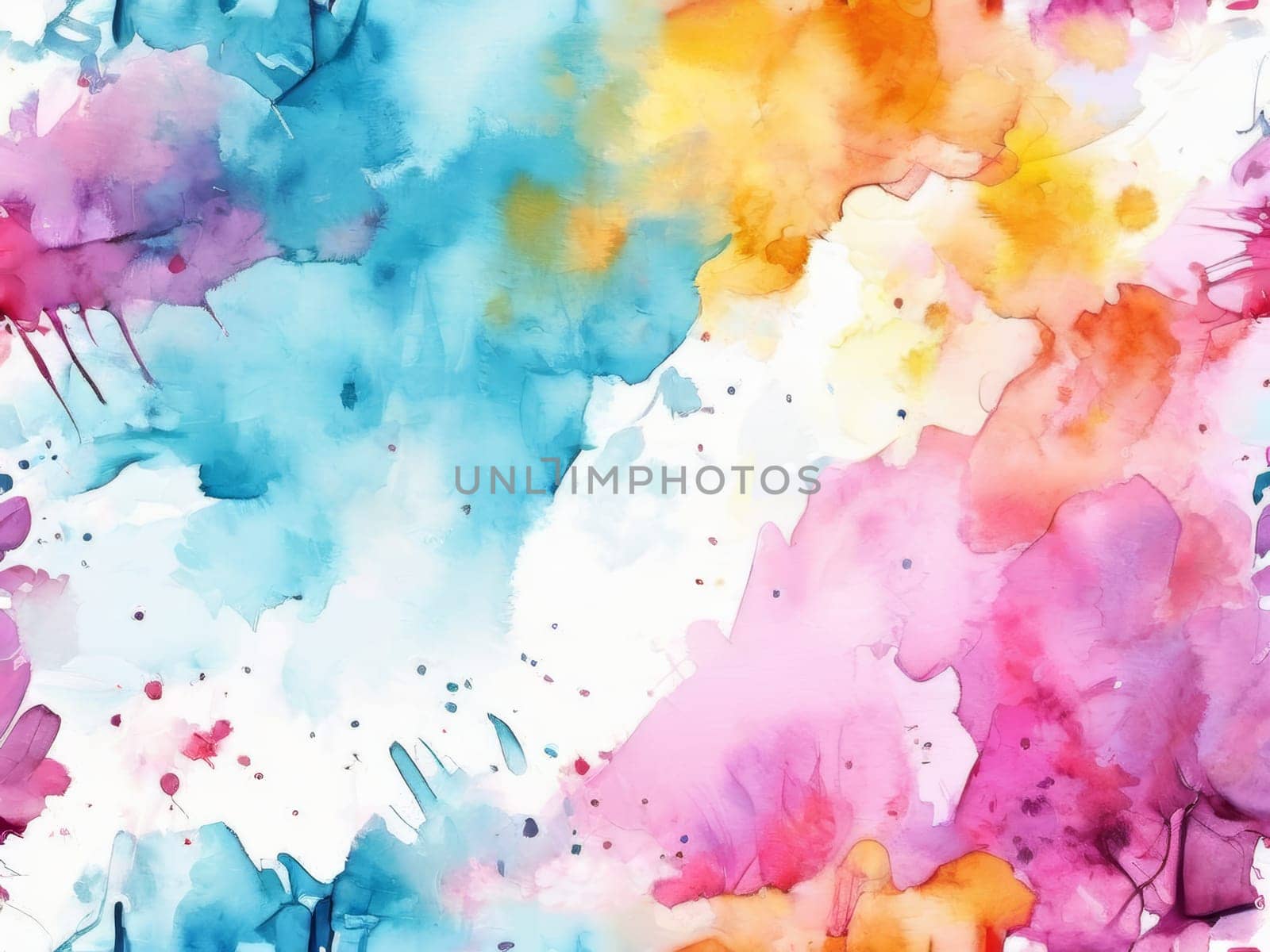 Bright watercolor background with copy space by fascinadora