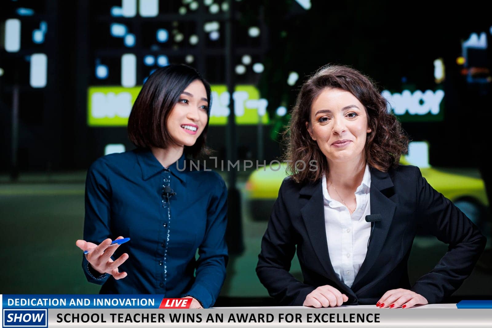 Genious teacher winning award by DCStudio