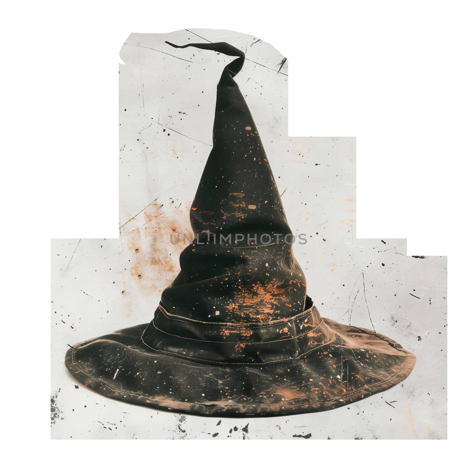 Cut out photo of halloween witch hat by Dustick