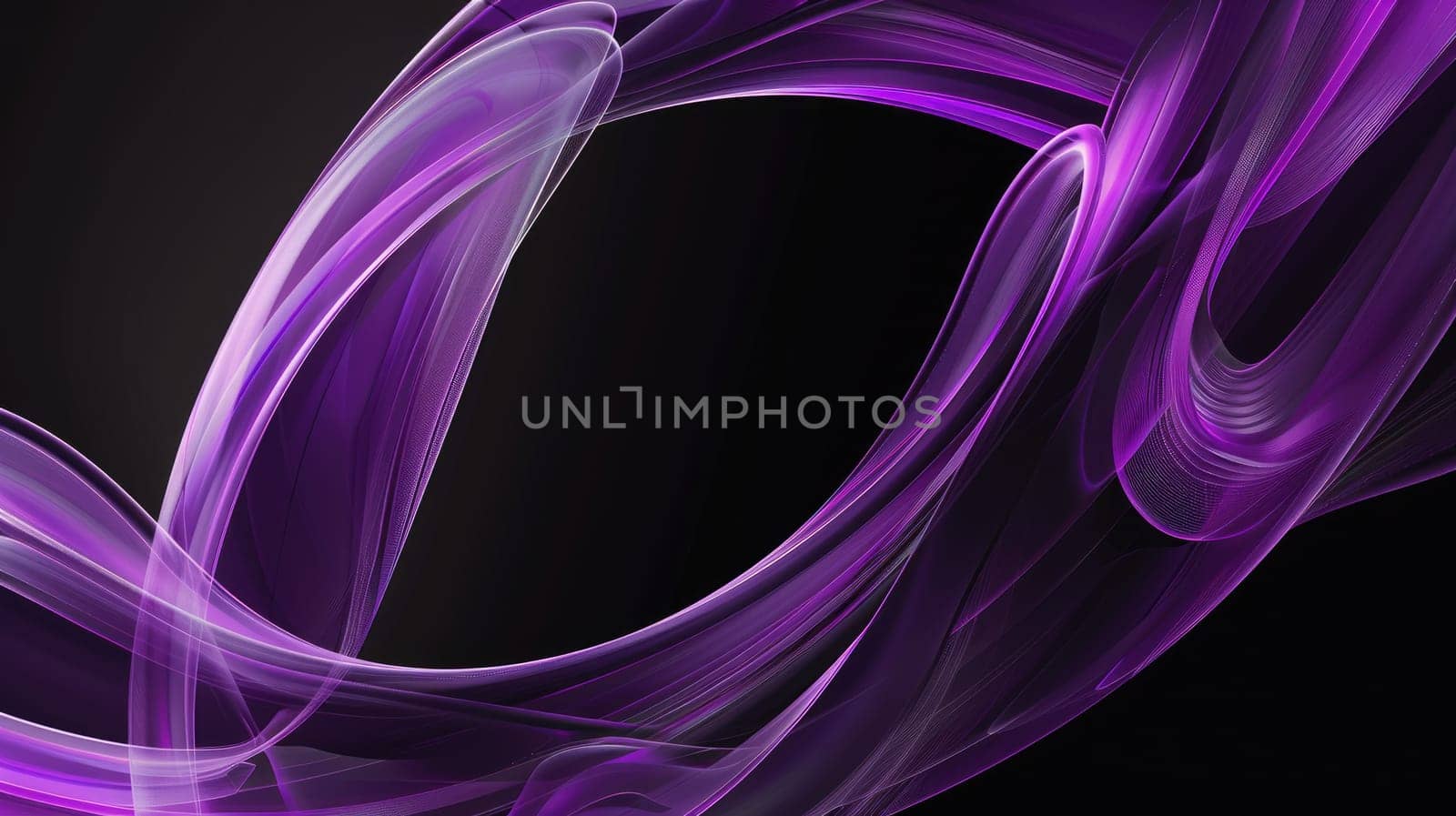 Purple abstract shapes on a black background AIG51A.