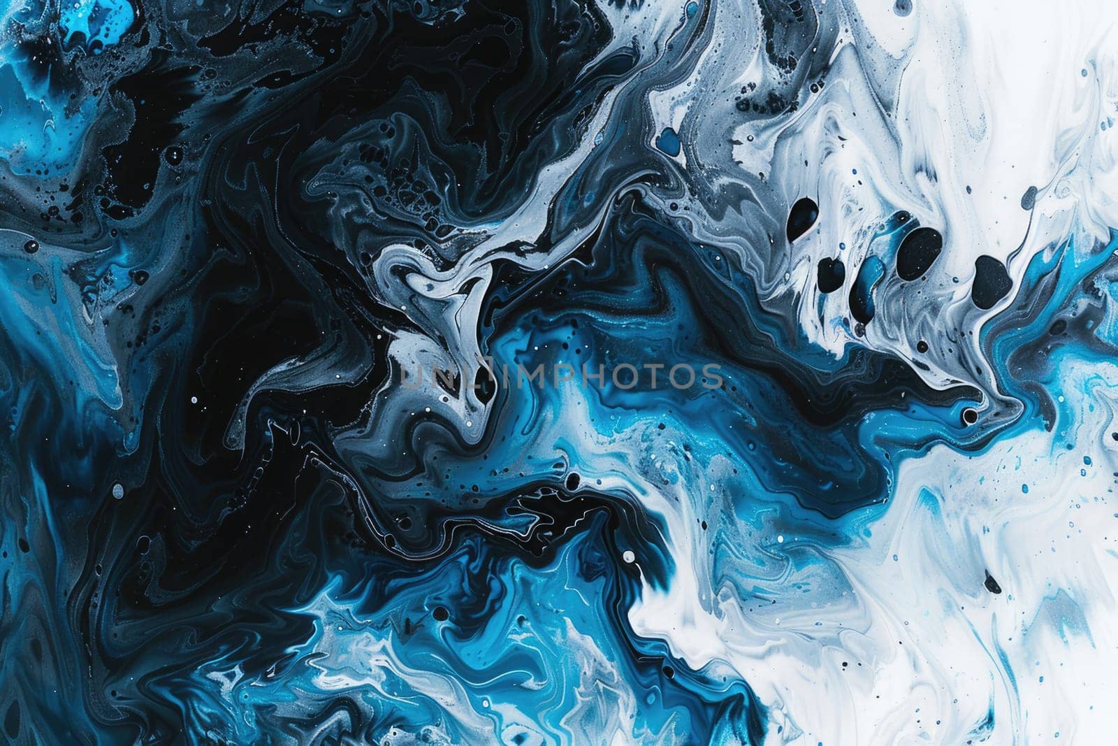 Blue and white abstract painting AIG51A.