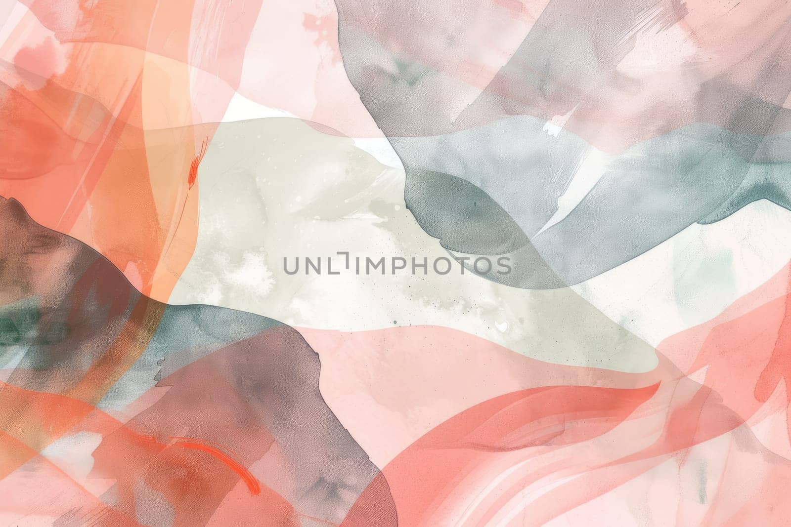 Abstract picture with pastel color was painted with watercolor paint brush. Abstract artwork background with colorful splatter pastel color painted in paper with watercolor. Canvas concept. AIG42.