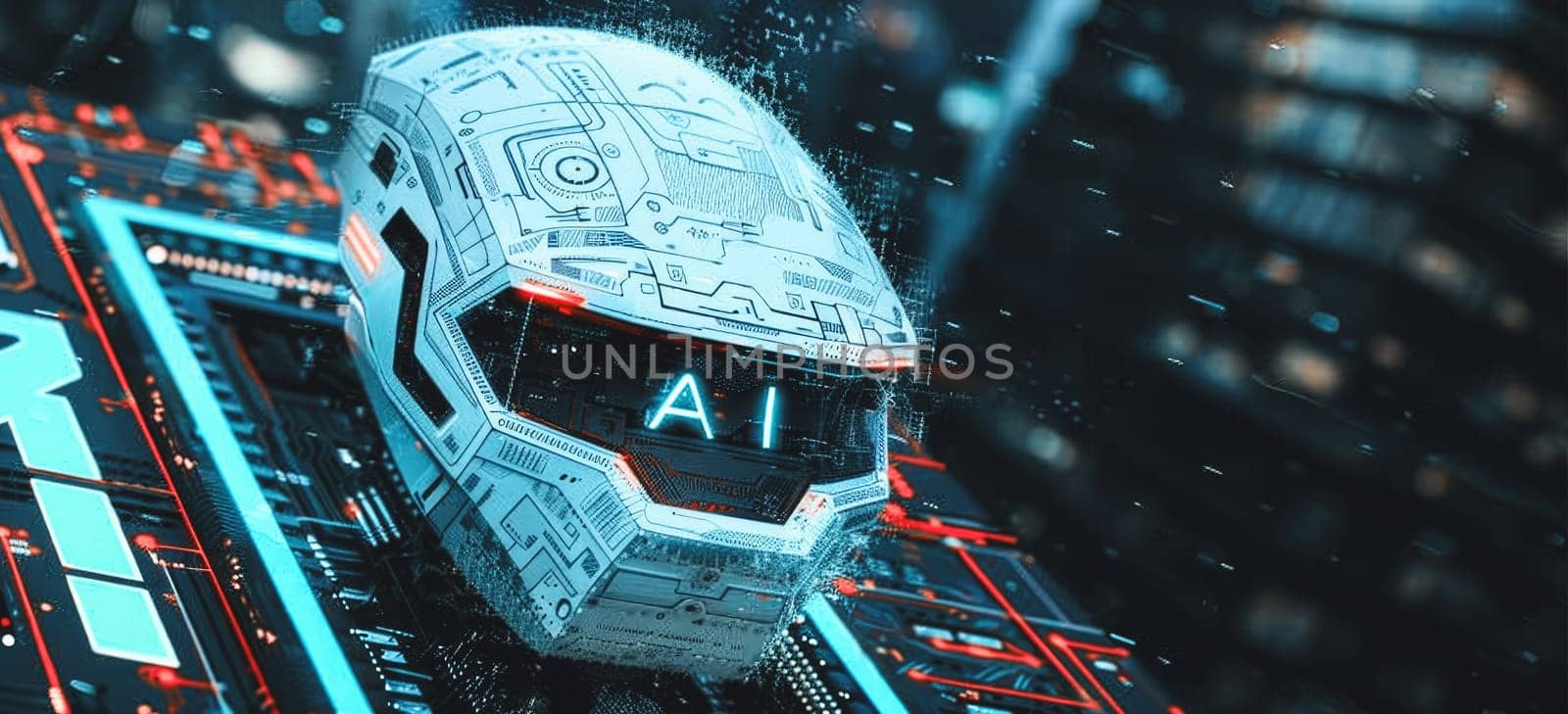 Interact with AI artificial intelligence brain processor in concept of AI artificial intelligence engineering, big data and AI machine learning to use generative AI for business support. LLMs