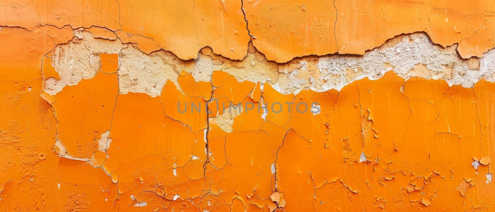 The panoramic view of this orange decay texture extends the visual journey through the fascinating process of natural degradation. by sfinks