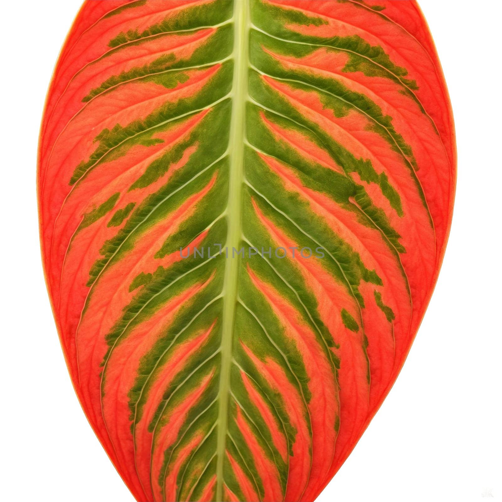 Plants leaf isolated on transparent background