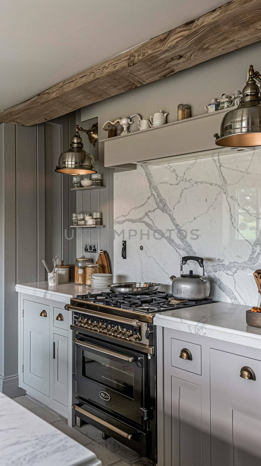 Bespoke kitchen design, country house and cottage interior design, English countryside style renovation and home decor by Anneleven