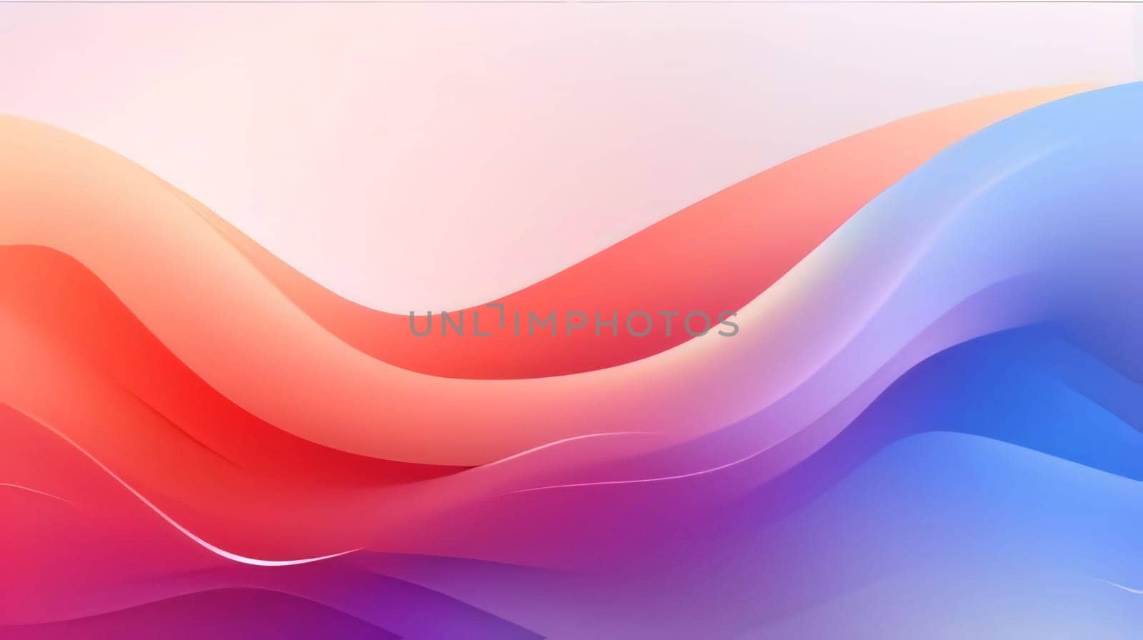 abstract background with smooth lines in pink, blue and orange colors by ThemesS