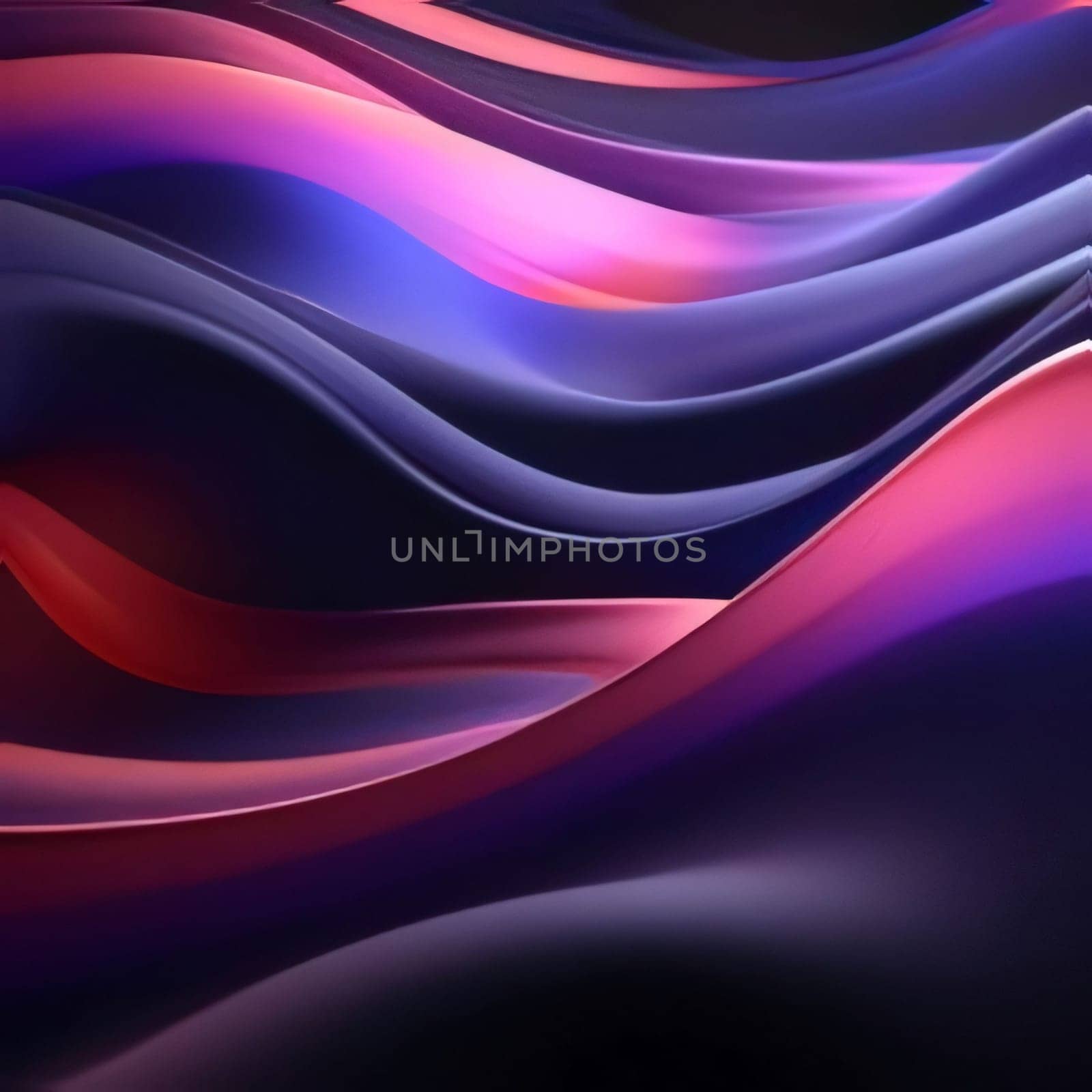 abstract background with smooth wavy lines in blue and purple colors by ThemesS