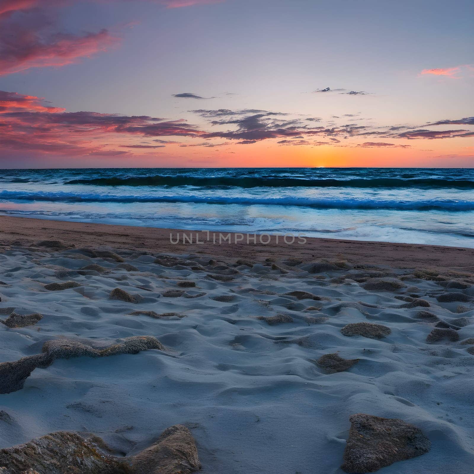 Golden Shores Tranquil Sunsets and Majestic Seascapes