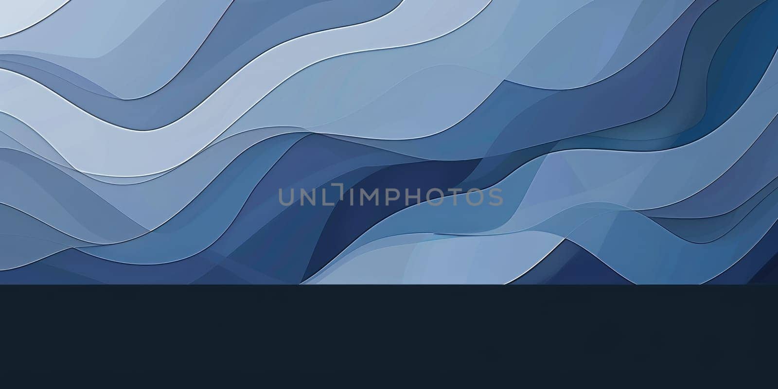 Blue and gray abstract waves. AIG51A.