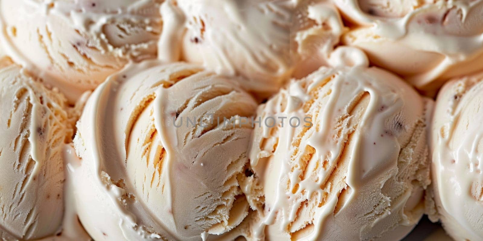 Ice Cream Top View Textured Surface Background. Soft Gelato Full Frame Banner Wallpaper by iliris