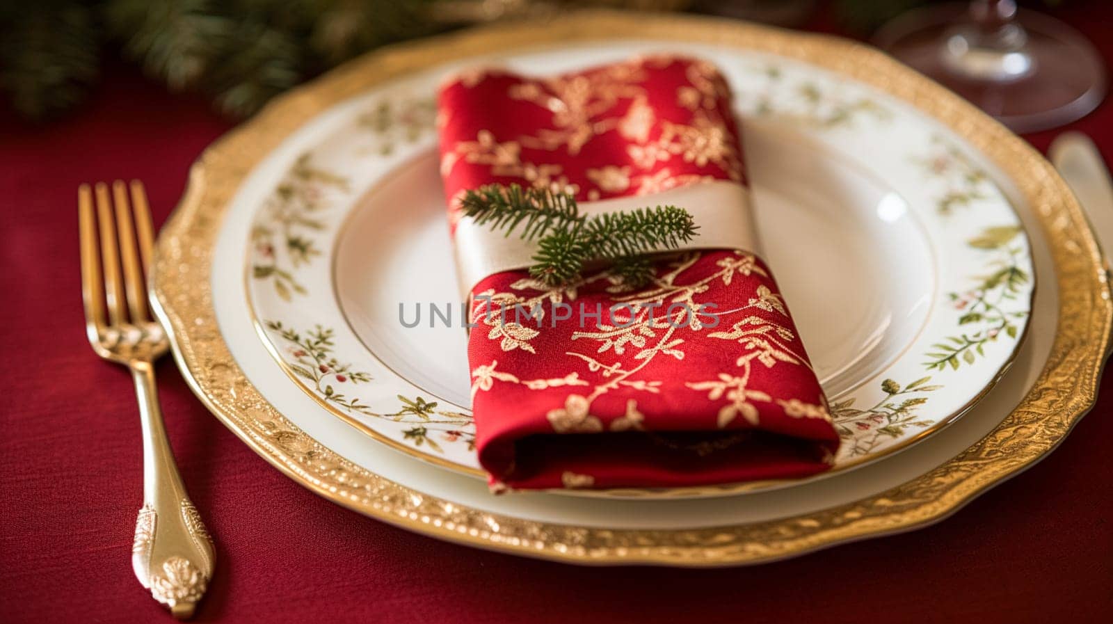 Table decor, holiday tablescape and formal dinner table setting for Christmas, holidays and event celebration, English country decoration and home styling by Anneleven