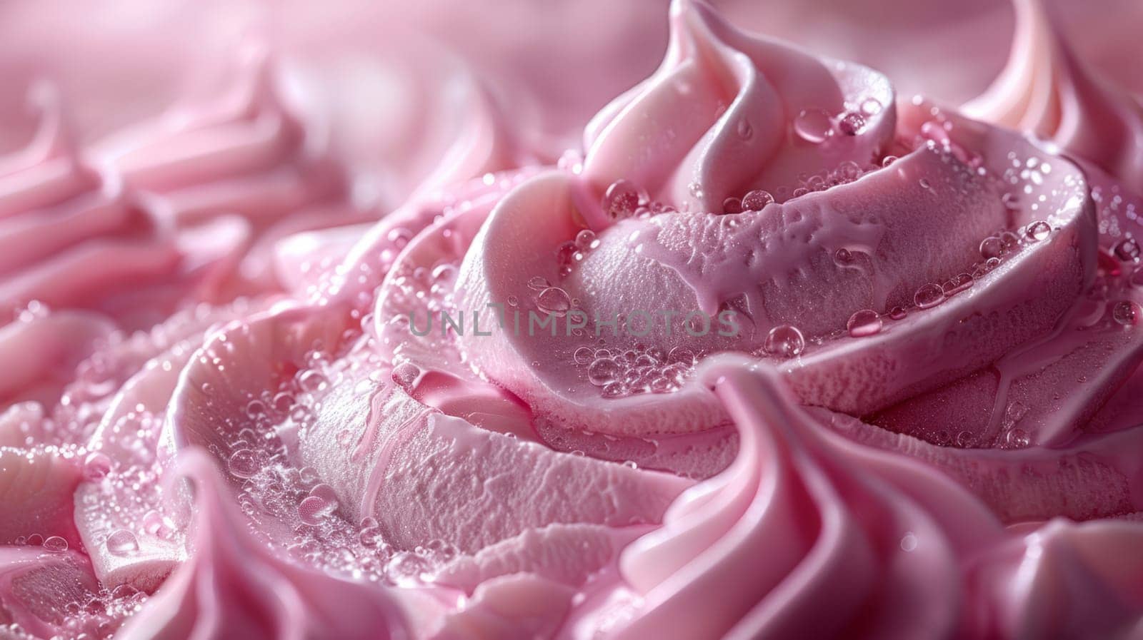 Creamy Ice Cream Sorbet Texture. Sweet Gelato Dessert Presentation Background. by iliris