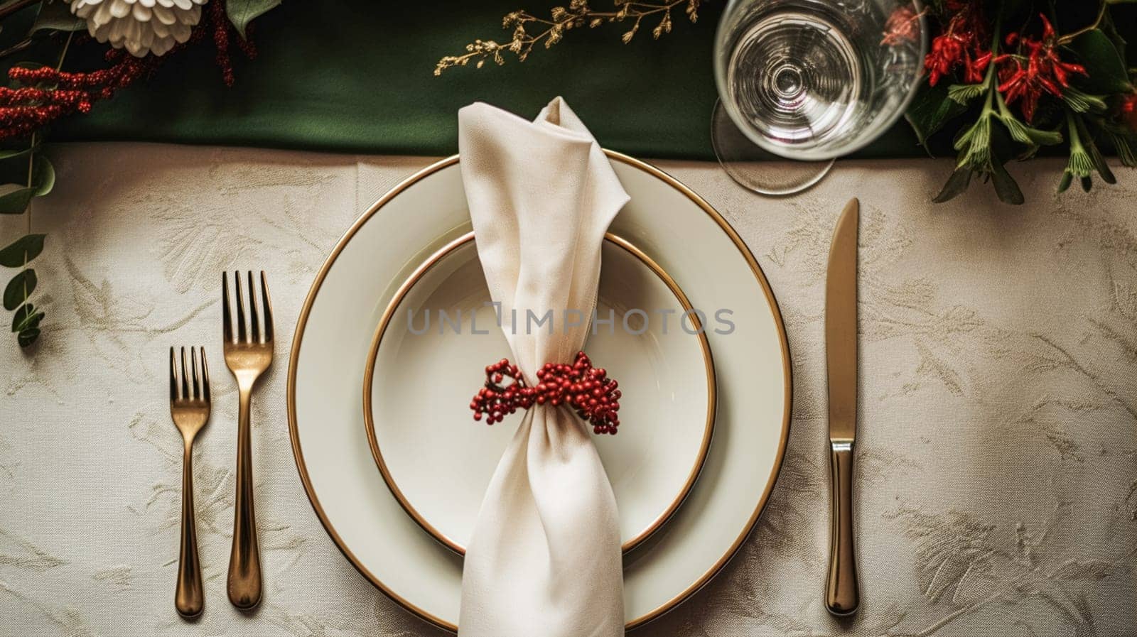 Holiday table decor, Christmas holidays celebration, tablescape and dinner table setting, English country decoration and home styling by Anneleven