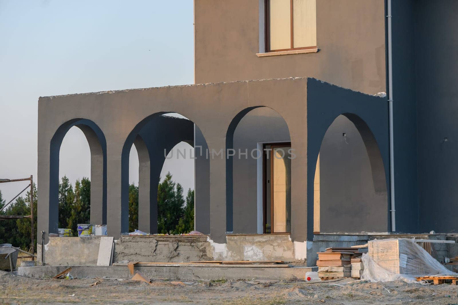 construction of a villa in a village in Cyprus 3