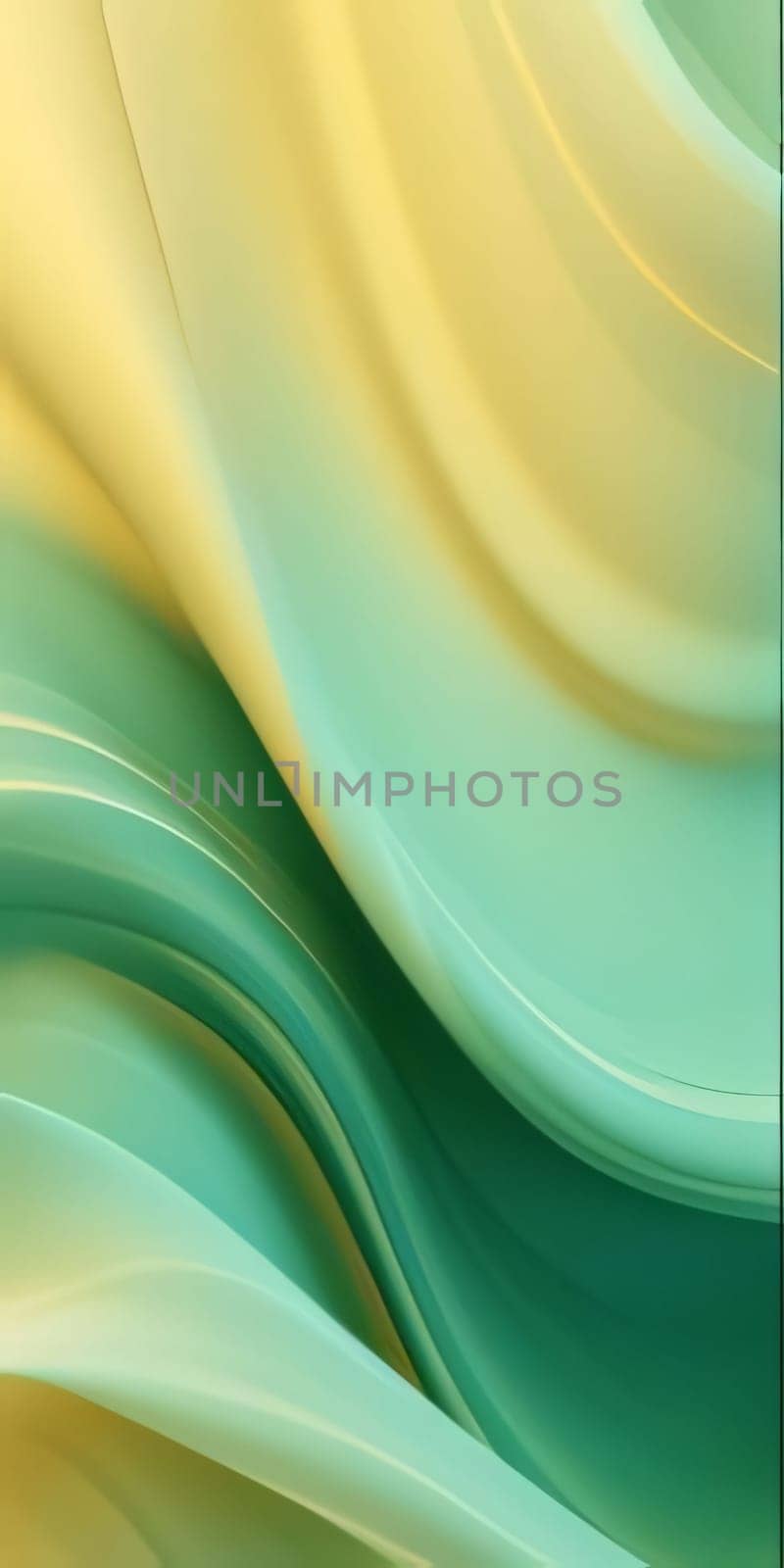 Abstract background design: abstract background with smooth lines in green and yellow colors, computer generated images