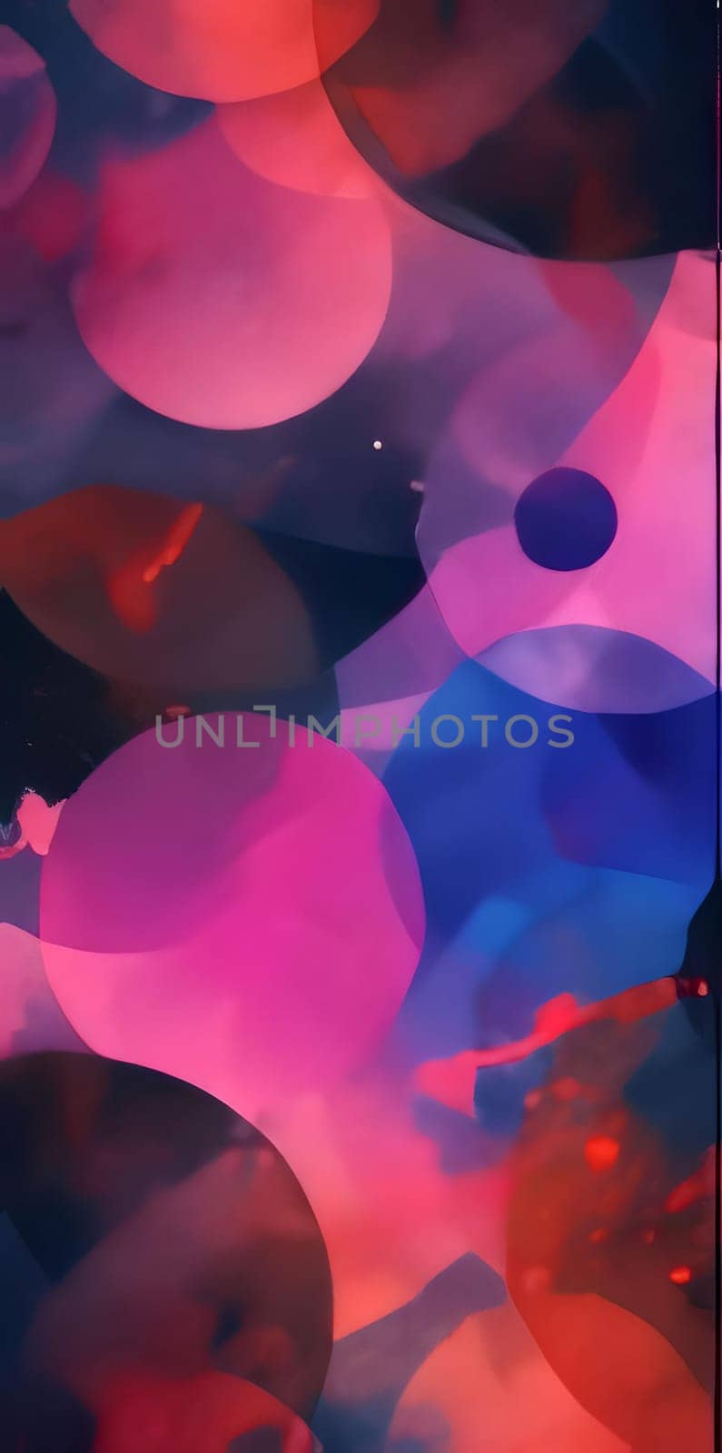 Abstract background design: abstract colorful background with bokeh defocused lights and shadow
