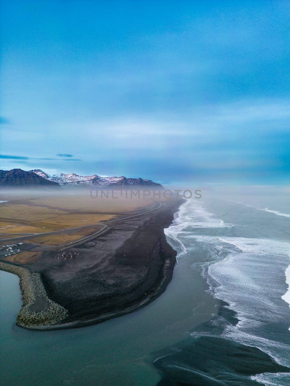 Fantastic northern scene with oceanfront by DCStudio