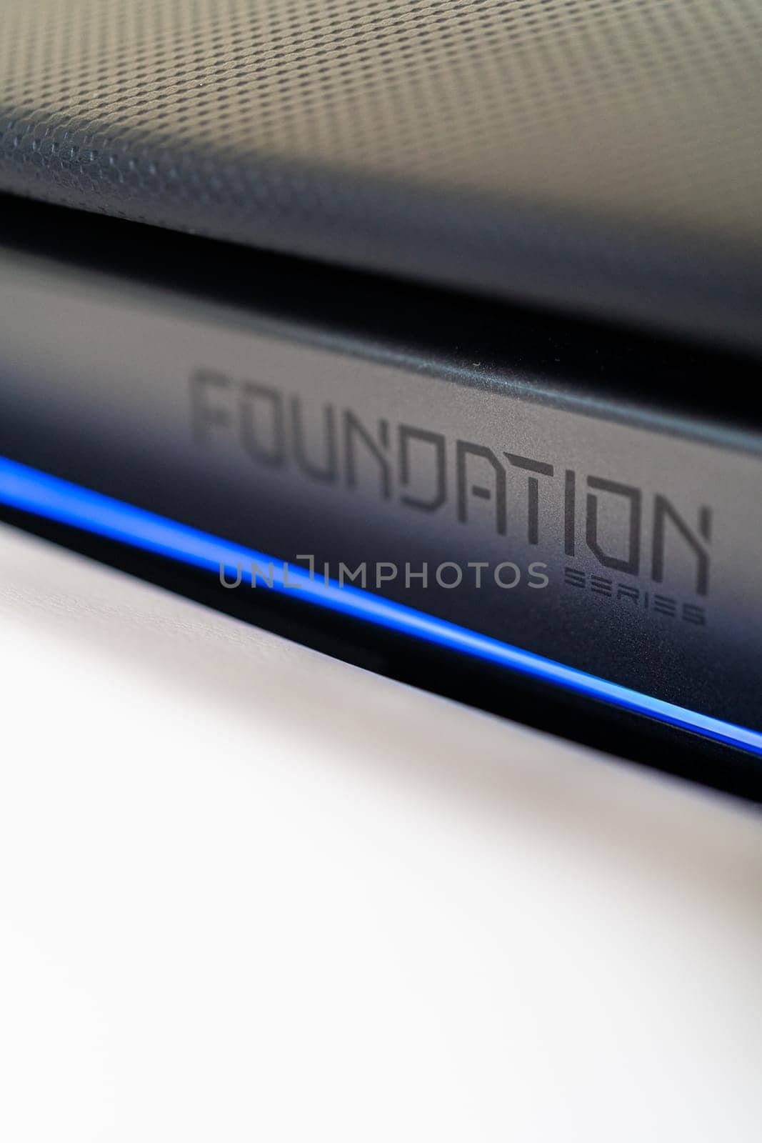 Close-Up of the Foundation Series Label on a Tesla Cybertruck by arinahabich