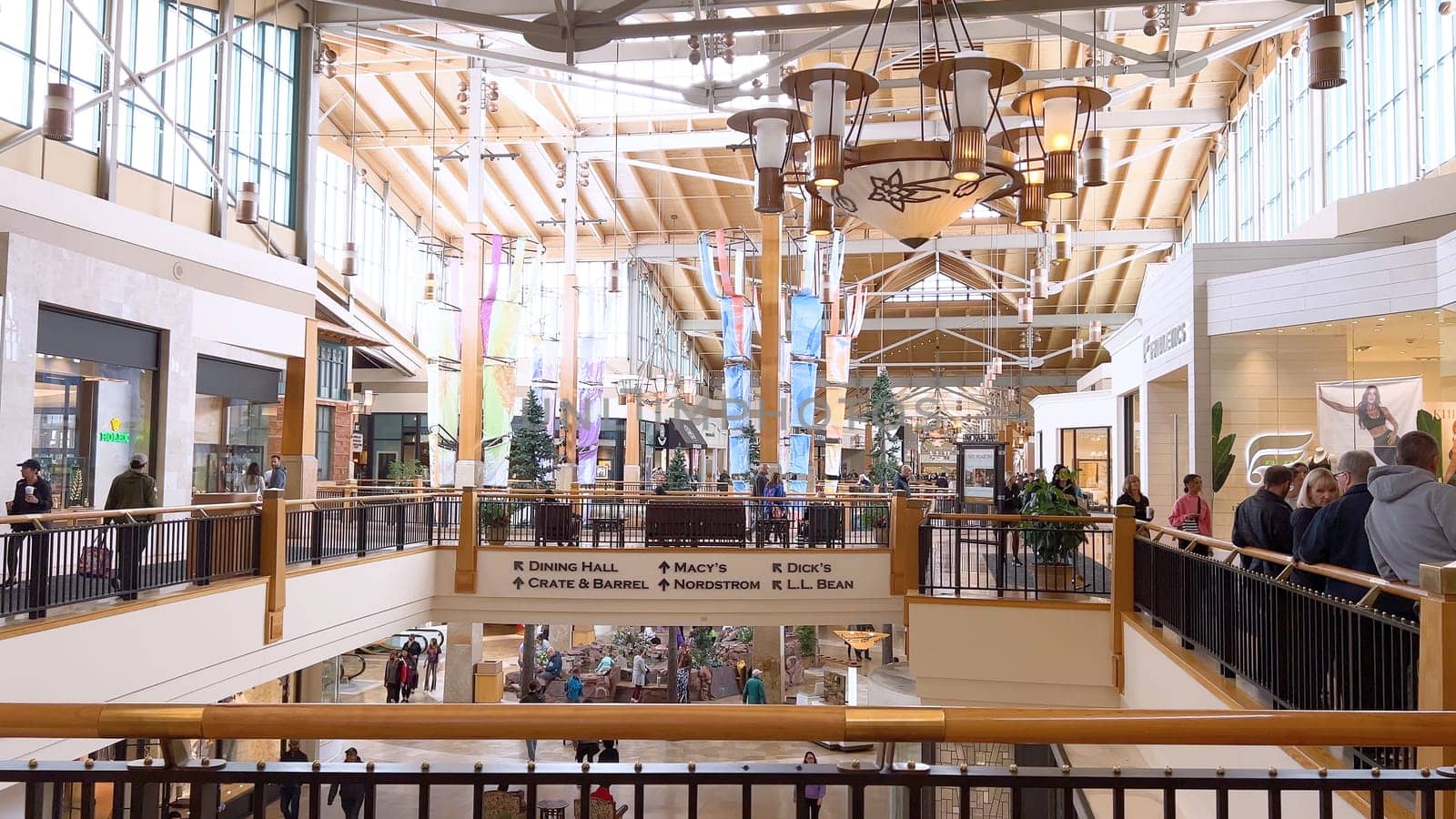 Spacious Interior of Park Meadows Mall with Modern Architectural Design by arinahabich