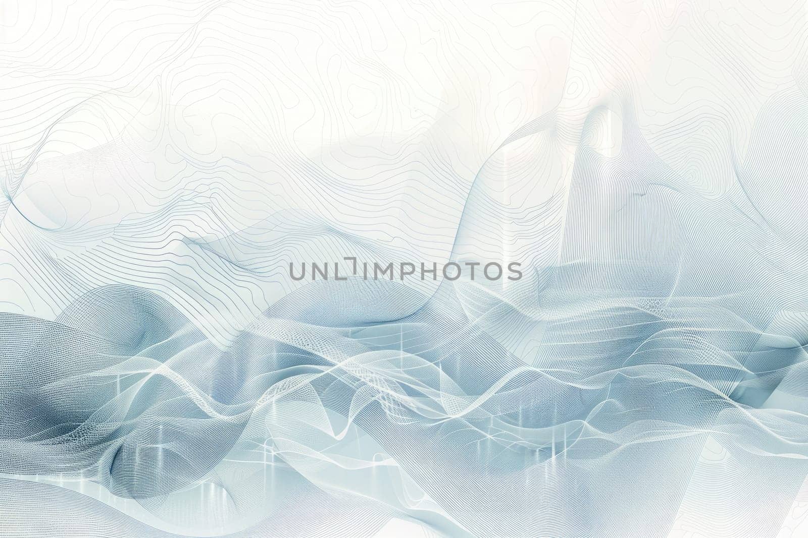 Blue and white abstract background with waves. AIG51A.