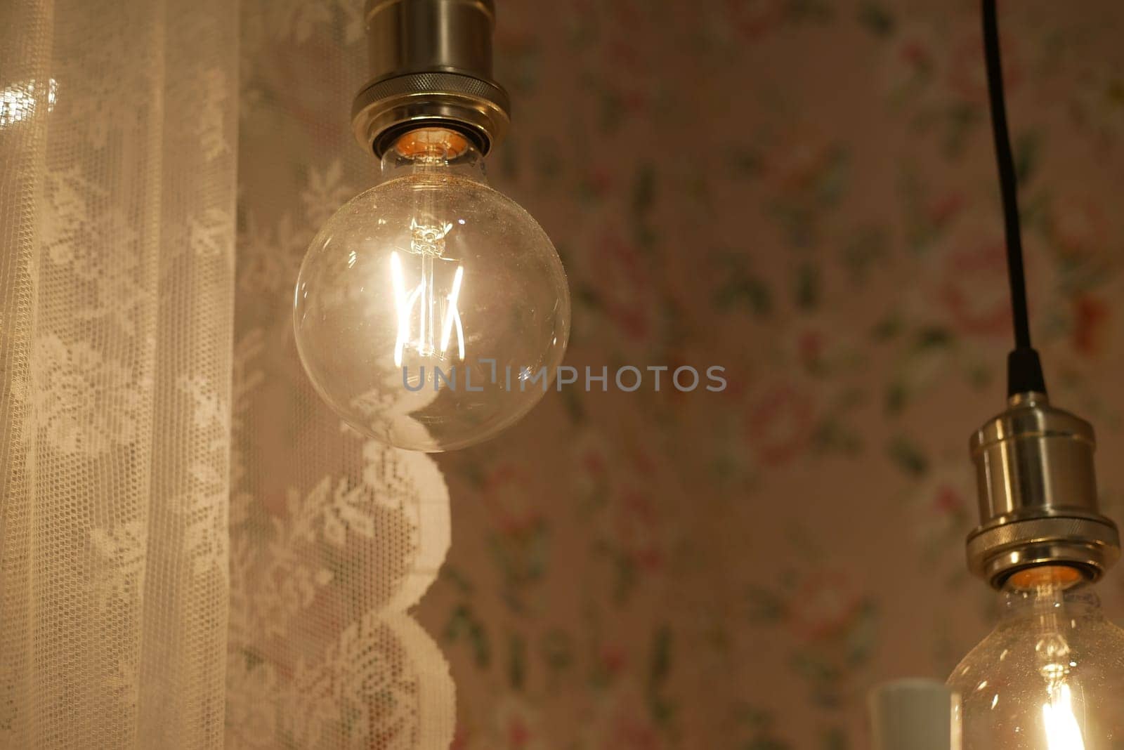 lighting decor. bulb with warm white light by towfiq007