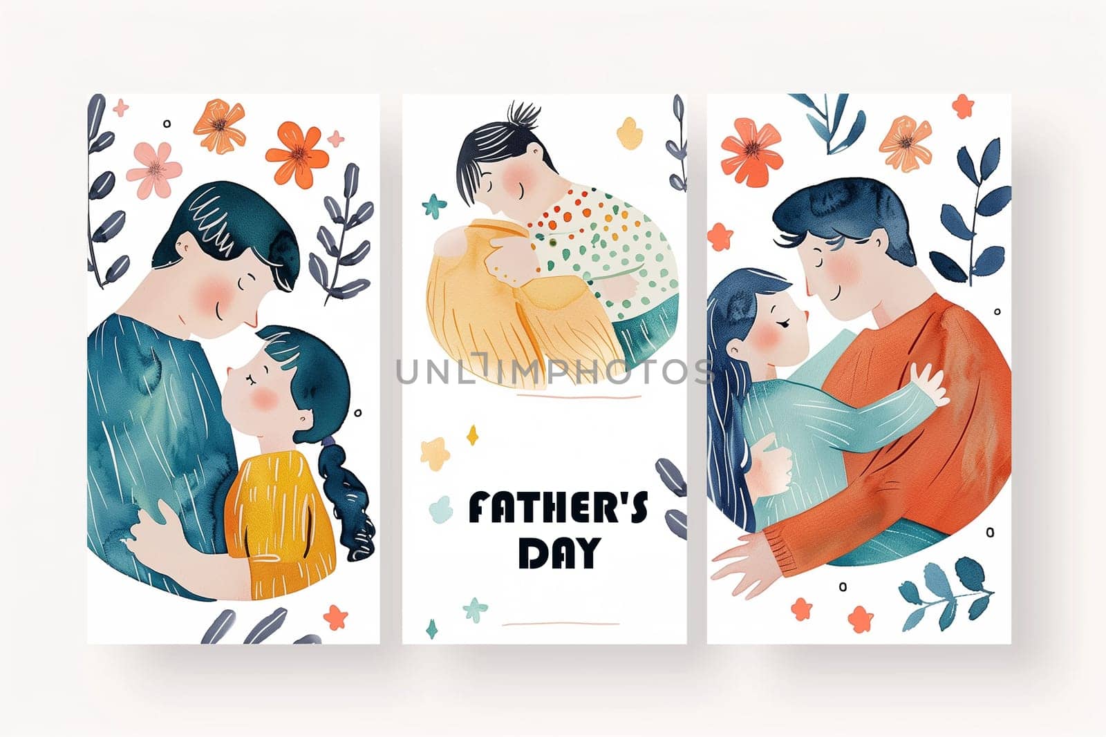 Three Fathers Day Cards by Sd28DimoN_1976