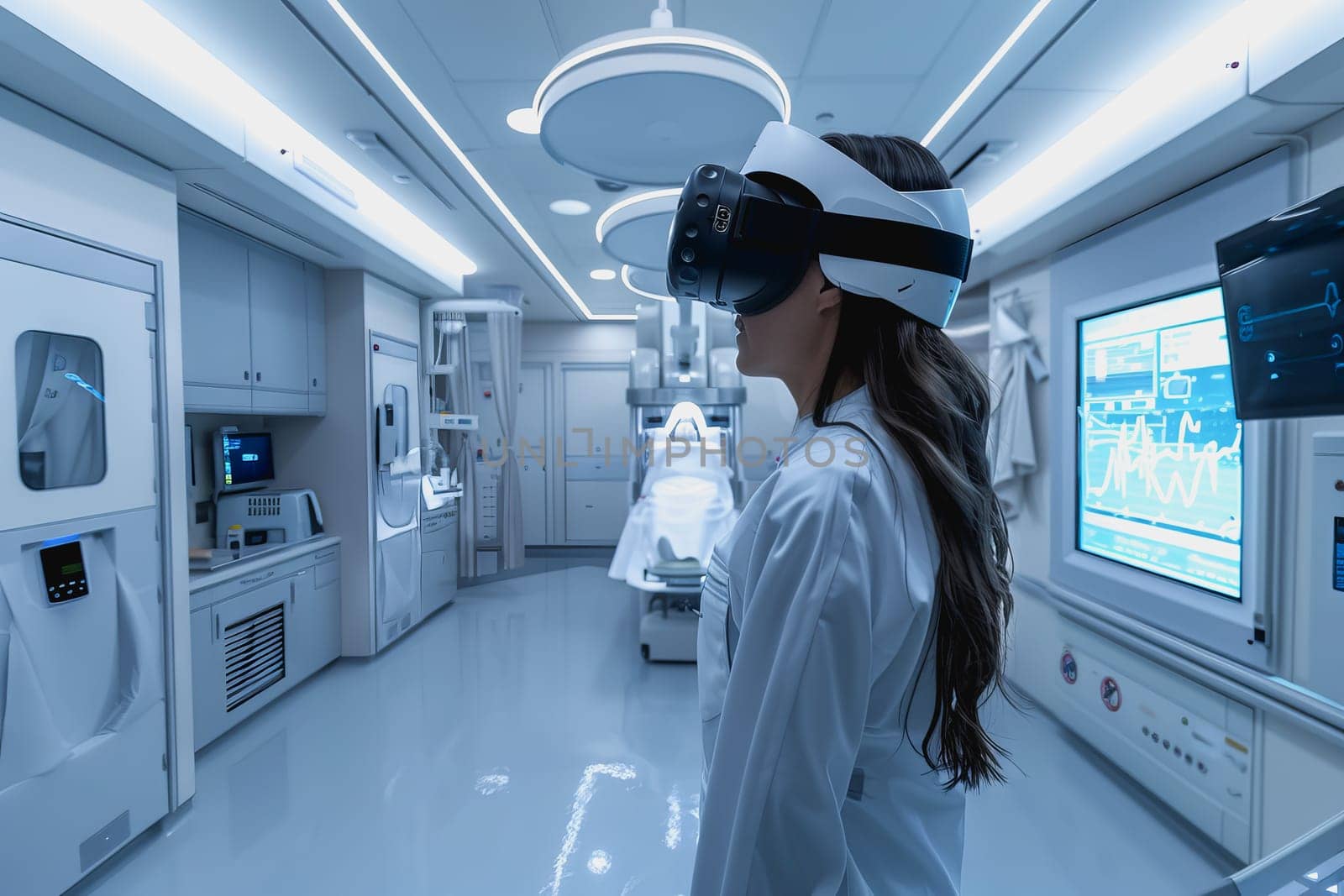 healthcare innovation, Virtual Reality medical treatment simulations, next-generation treatment. by Manastrong