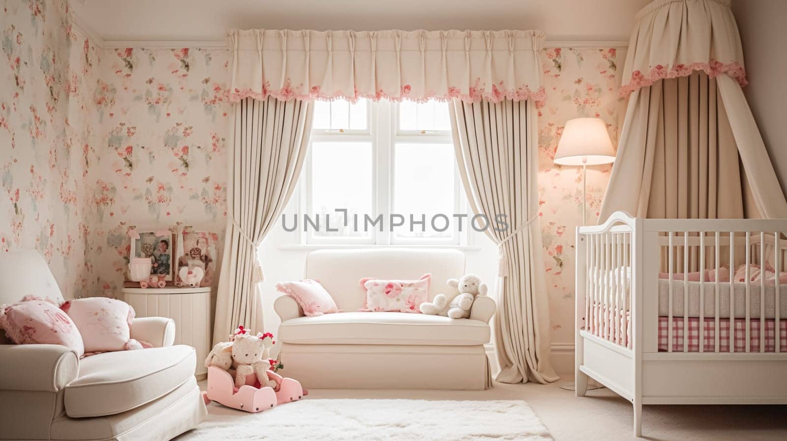 Baby room decor and interior design inspiration in the English countryside style cottage by Anneleven