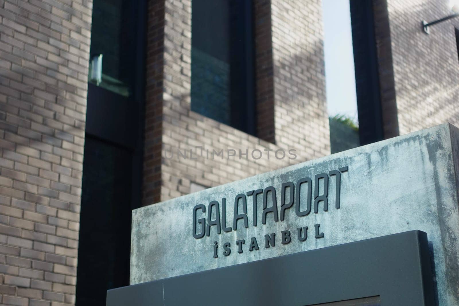 Galataport text sign in eminonu by towfiq007