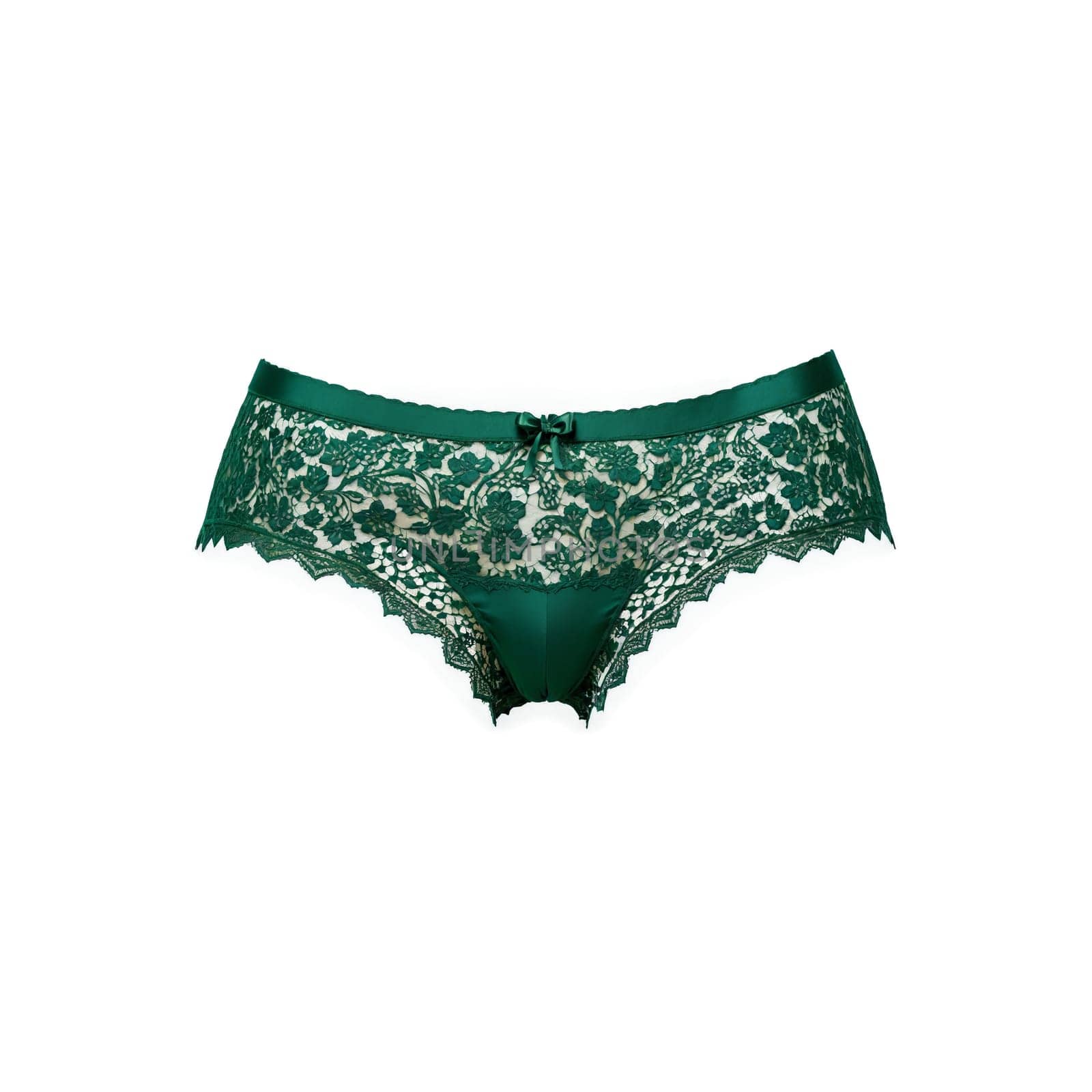 Green Lace Boyshorts A pair of green lace boyshorts with intricate lace detailing and a by panophotograph