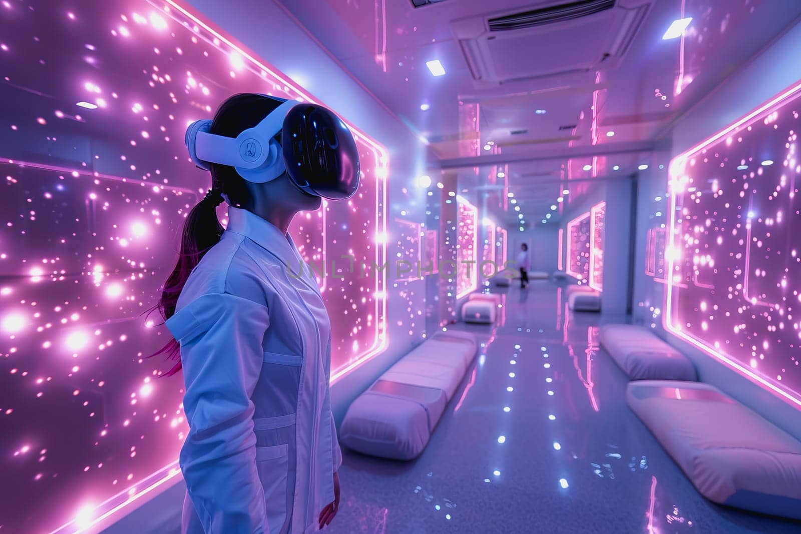 healthcare innovation, Virtual Reality medical treatment simulations, next-generation treatment. by Manastrong