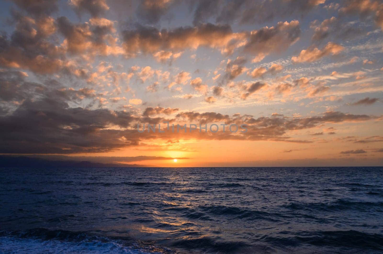 Epic sunset on the Mediterranean sea in Cyprus 3