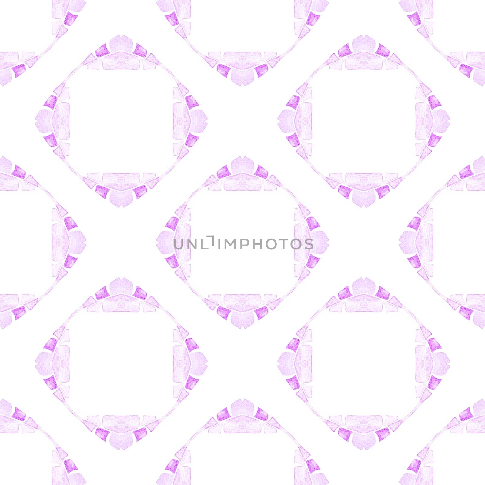 Exotic seamless pattern. Purple dazzling boho chic summer design. Textile ready unusual print, swimwear fabric, wallpaper, wrapping. Summer exotic seamless border.