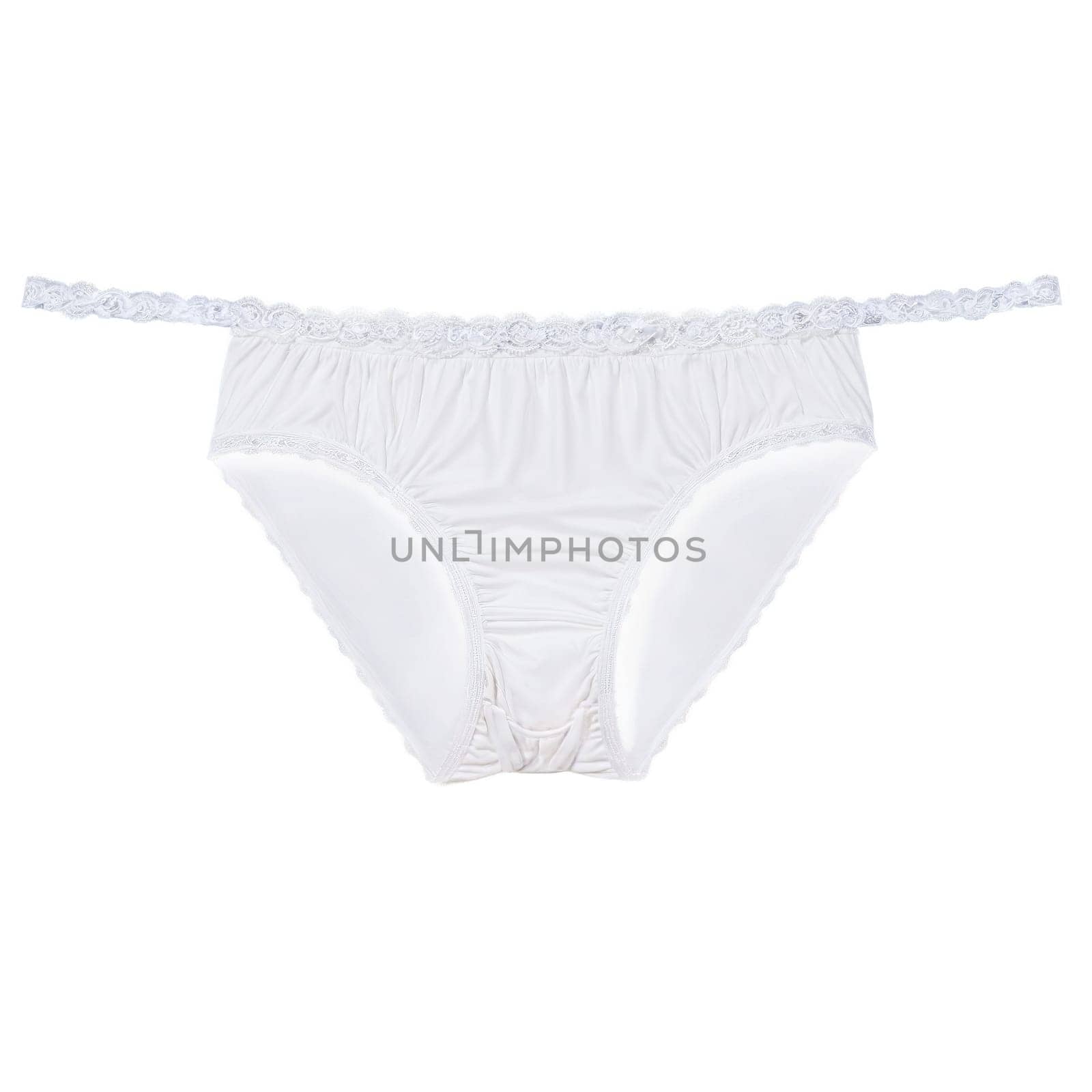 White Cotton Briefs A pair of white cotton briefs with a simple and classic design by panophotograph